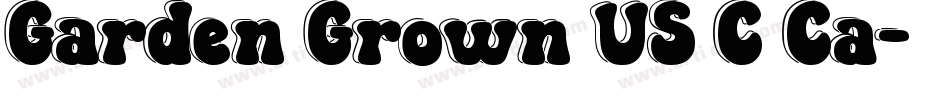 Garden Grown US C Ca字体转换
